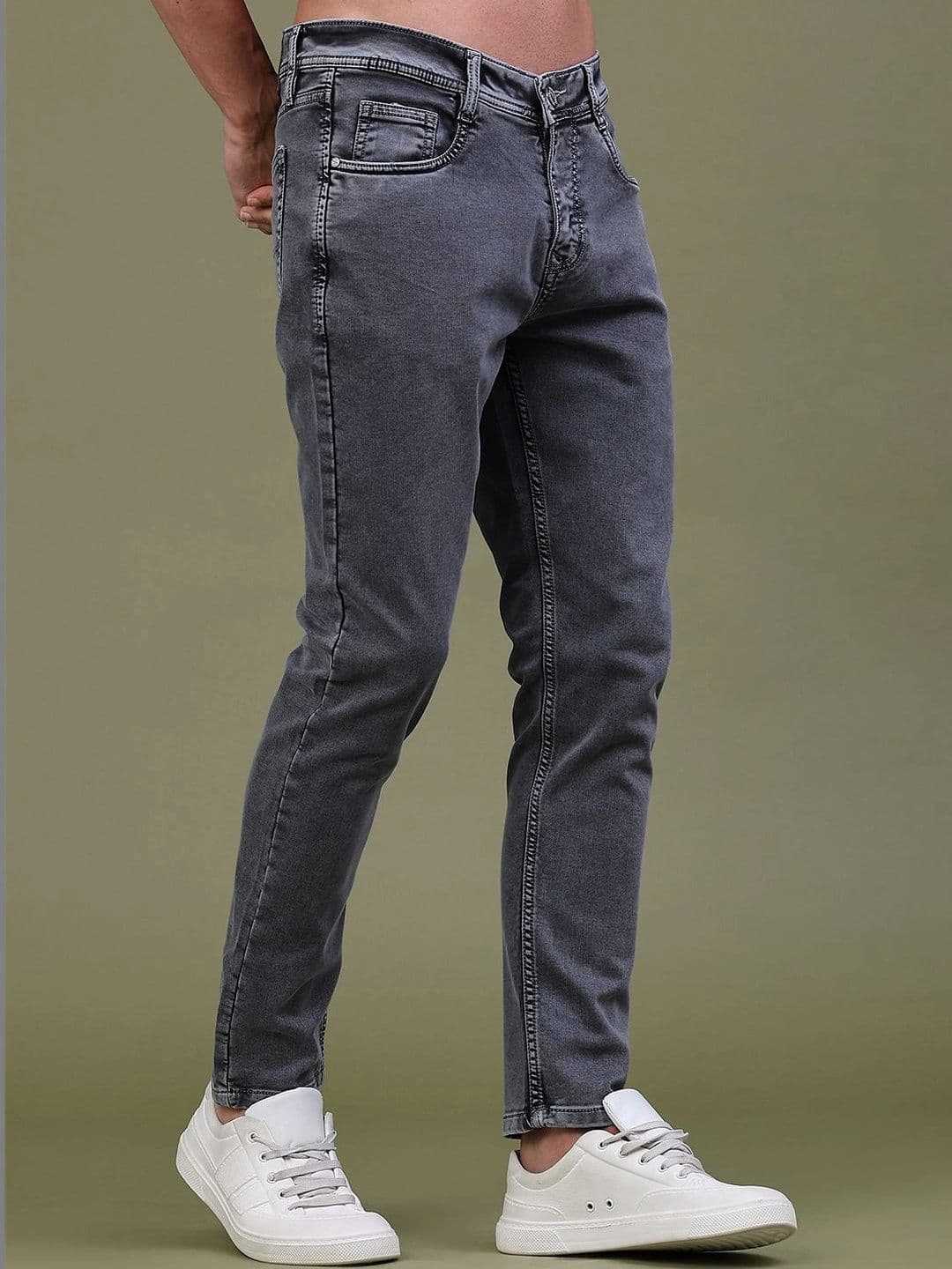V-Mart Men Regular Fit Mid-Rise Jeans thumbnail 2