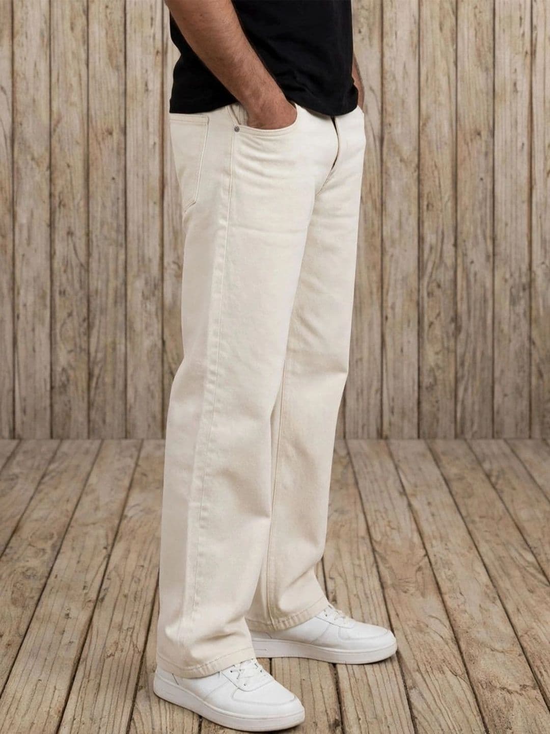 R.Code by The Roadster Life Co. Men Classic Regular Fit Mid-Rise Stretchable Jeans thumbnail 4