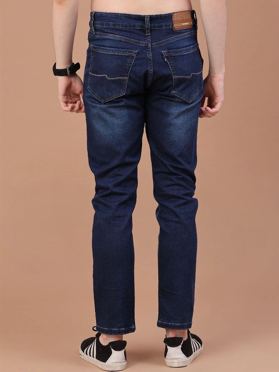 V-Mart Men Regular Fit Mid-Rise Low Distress Jeans thumbnail 4