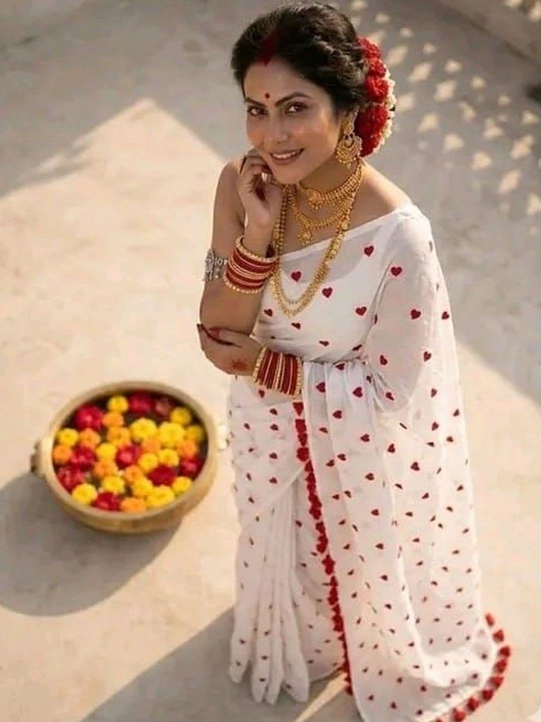 KALINI Pure Cotton Khadi Saree - view 1