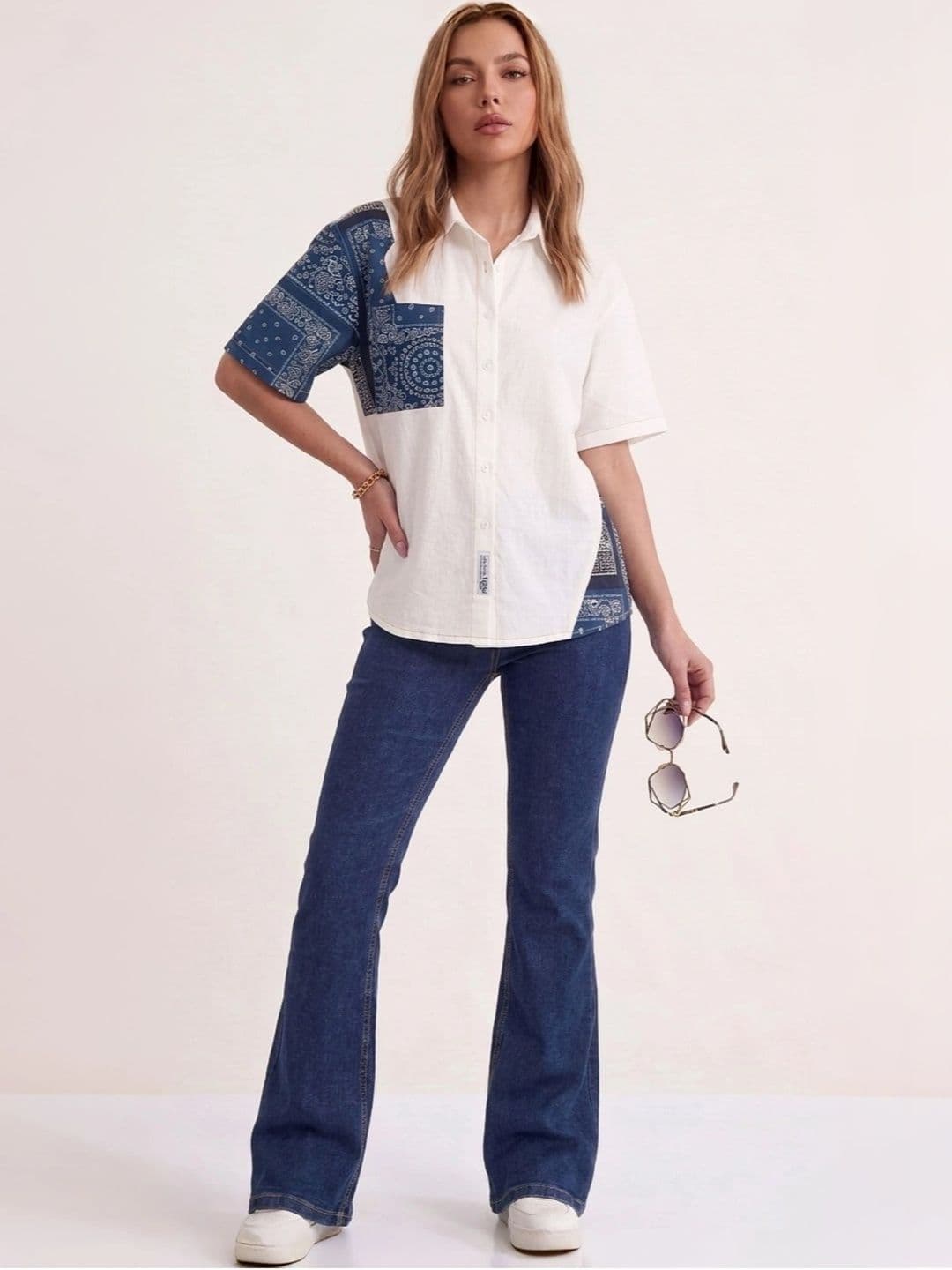 ZENTLY Women Jean Bootcut High-Rise Stretchable Jeans thumbnail 2