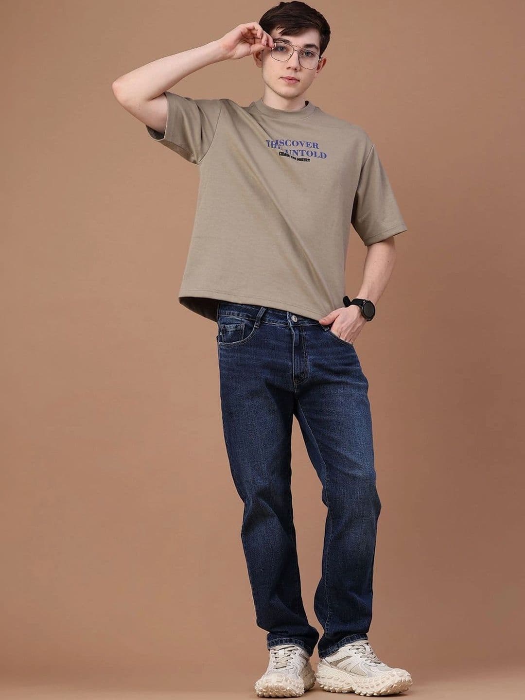V-Mart Men Regular Fit Mid-Rise Jeans thumbnail 6