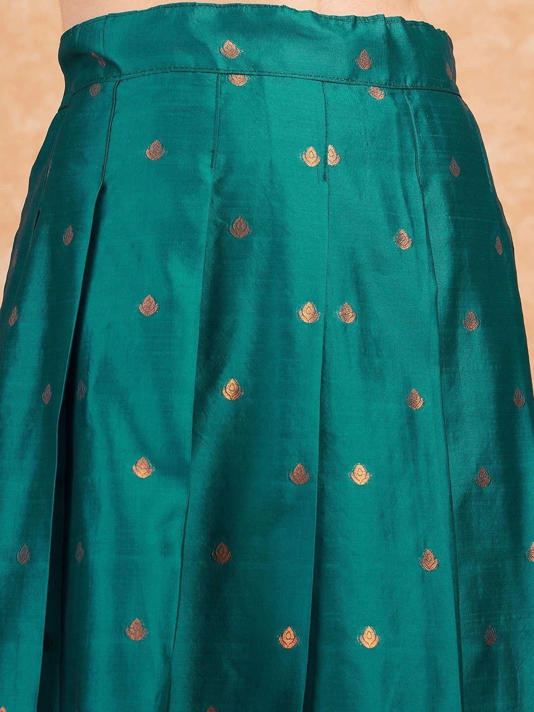 Mitera Semi-Stitched Lehenga & Unstitched Blouse With Dupatta thumbnail 6