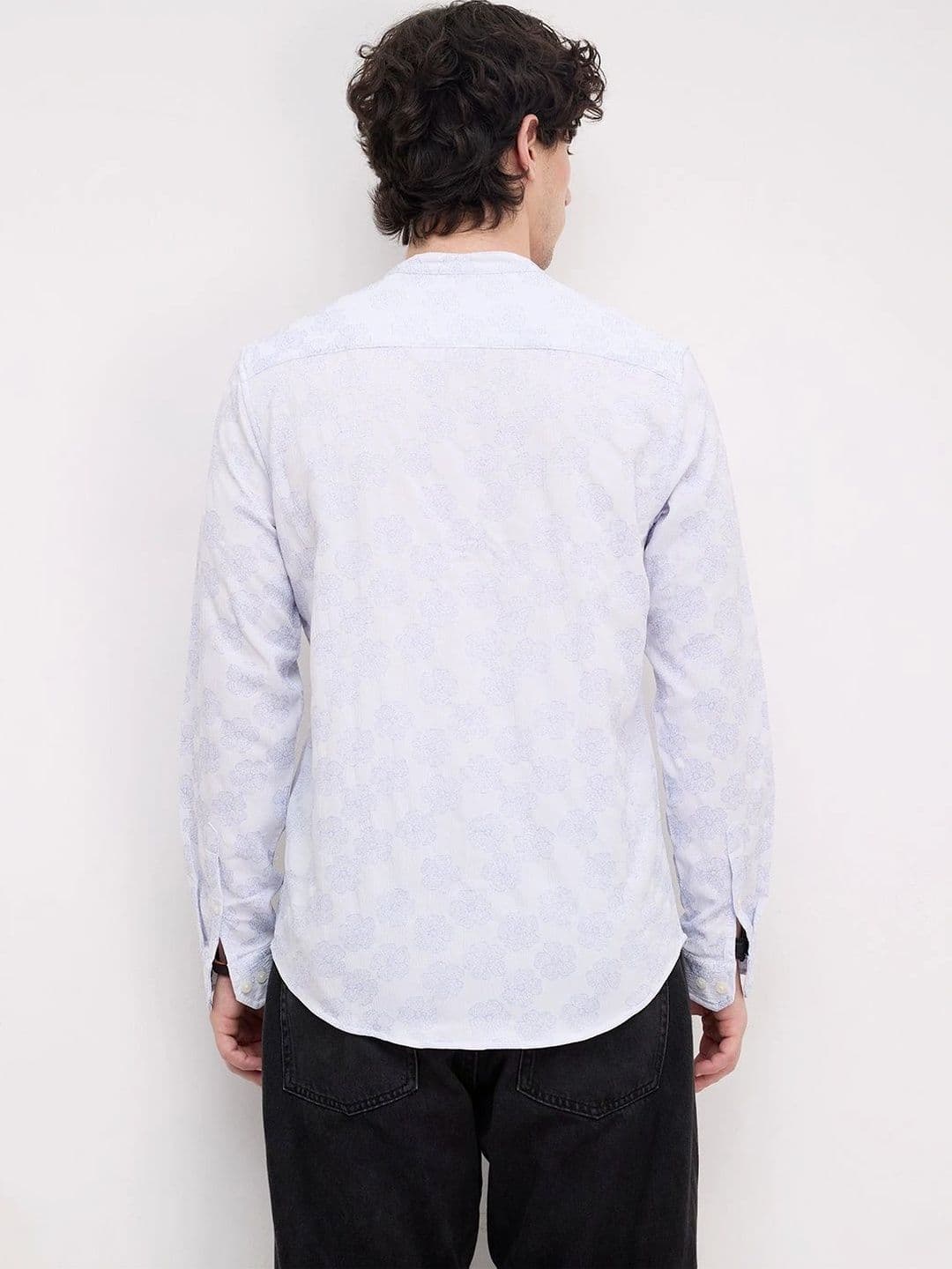 VASTRADO Men Classic Slim Fit Floral Printed Casual Shirt thumbnail 6