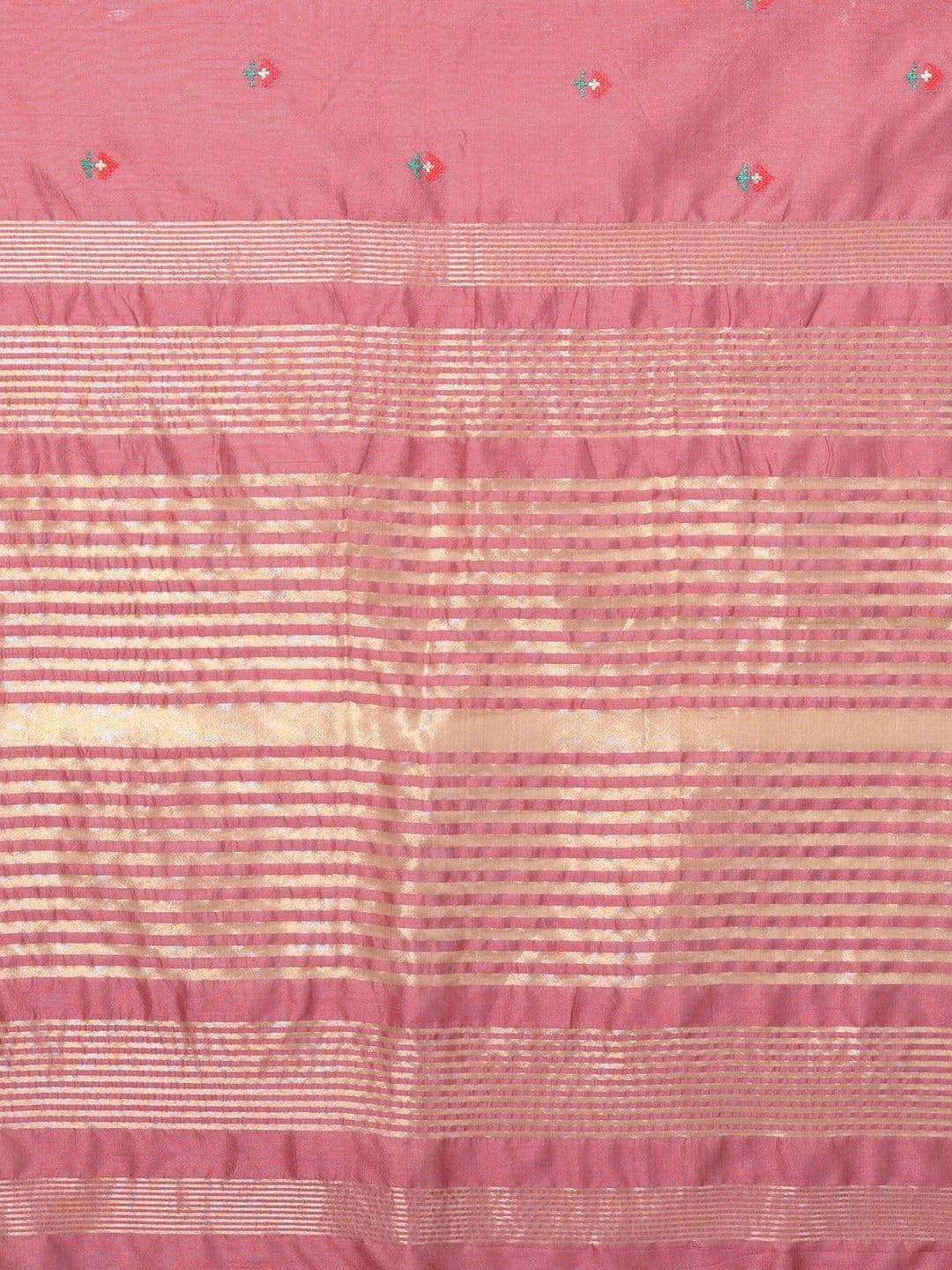 Sangria Women Floral Embroidered Silk Cotton Designer Kota Saree thumbnail 3
