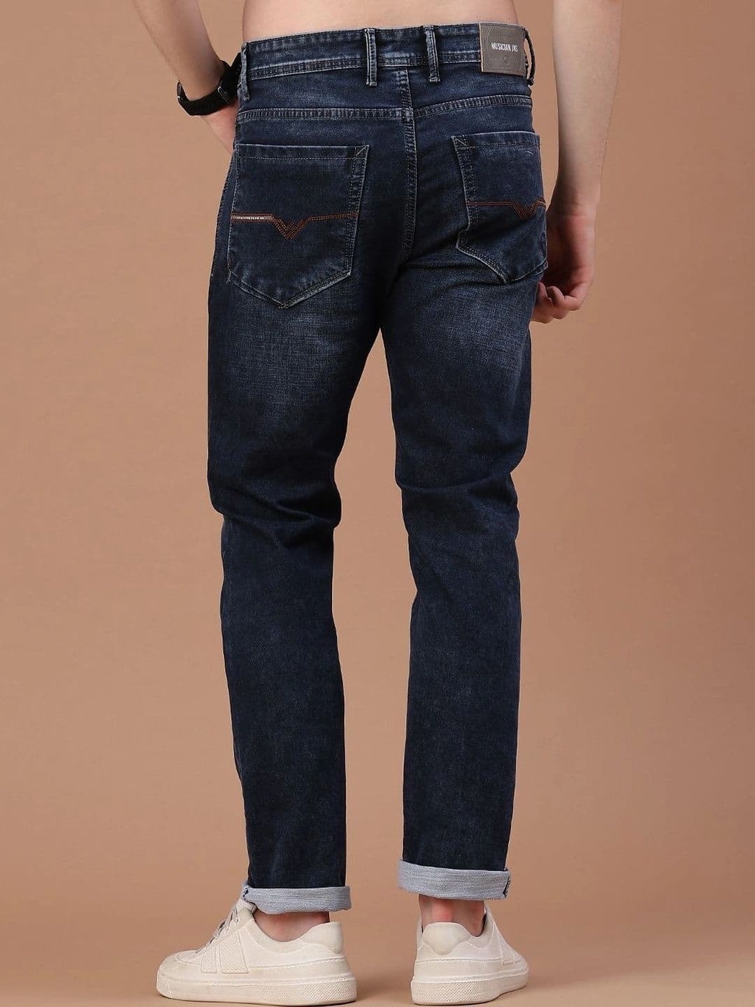 V-Mart Men Regular Fit Mid-Rise Jeans thumbnail 2
