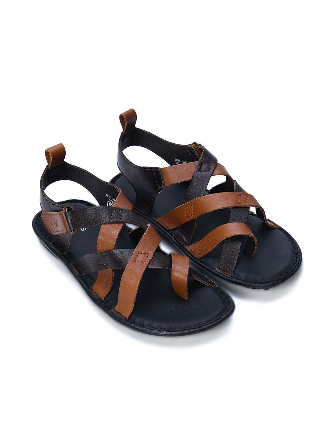 Mardi Gras Men Leather Gladiators Sandals thumbnail 4