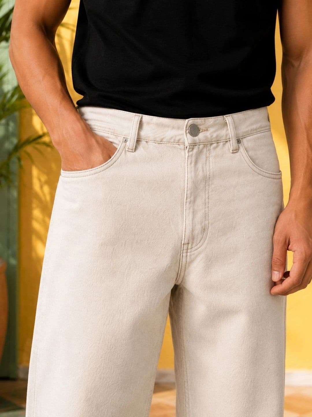Encrypt Men Classic Regular Fit Mid-Rise Stretchable Jeans thumbnail 3