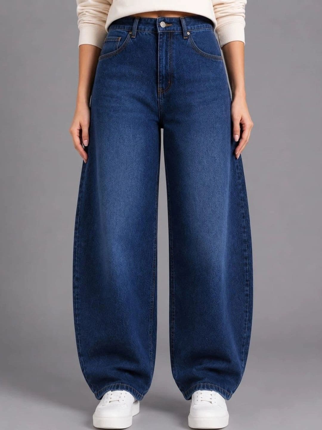 Mast & Harbour Women Comfort High-Rise Heavy Fade Jeans thumbnail 4