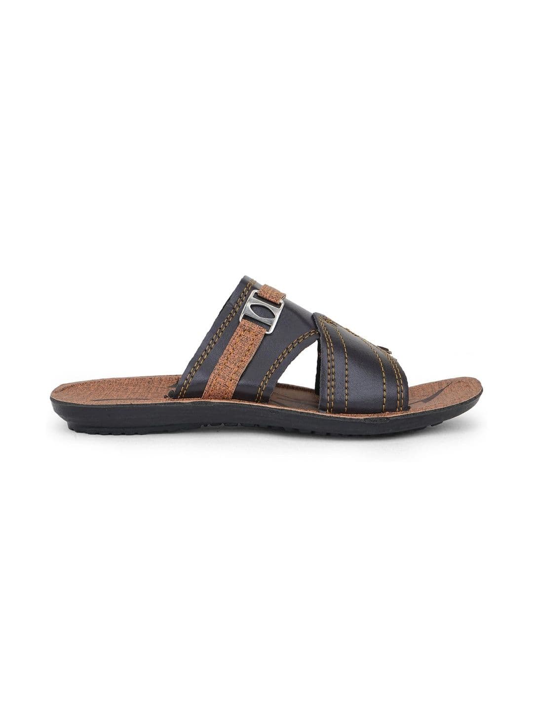 KAPYANSH Men Colourblocked Croslite Sliders thumbnail 4