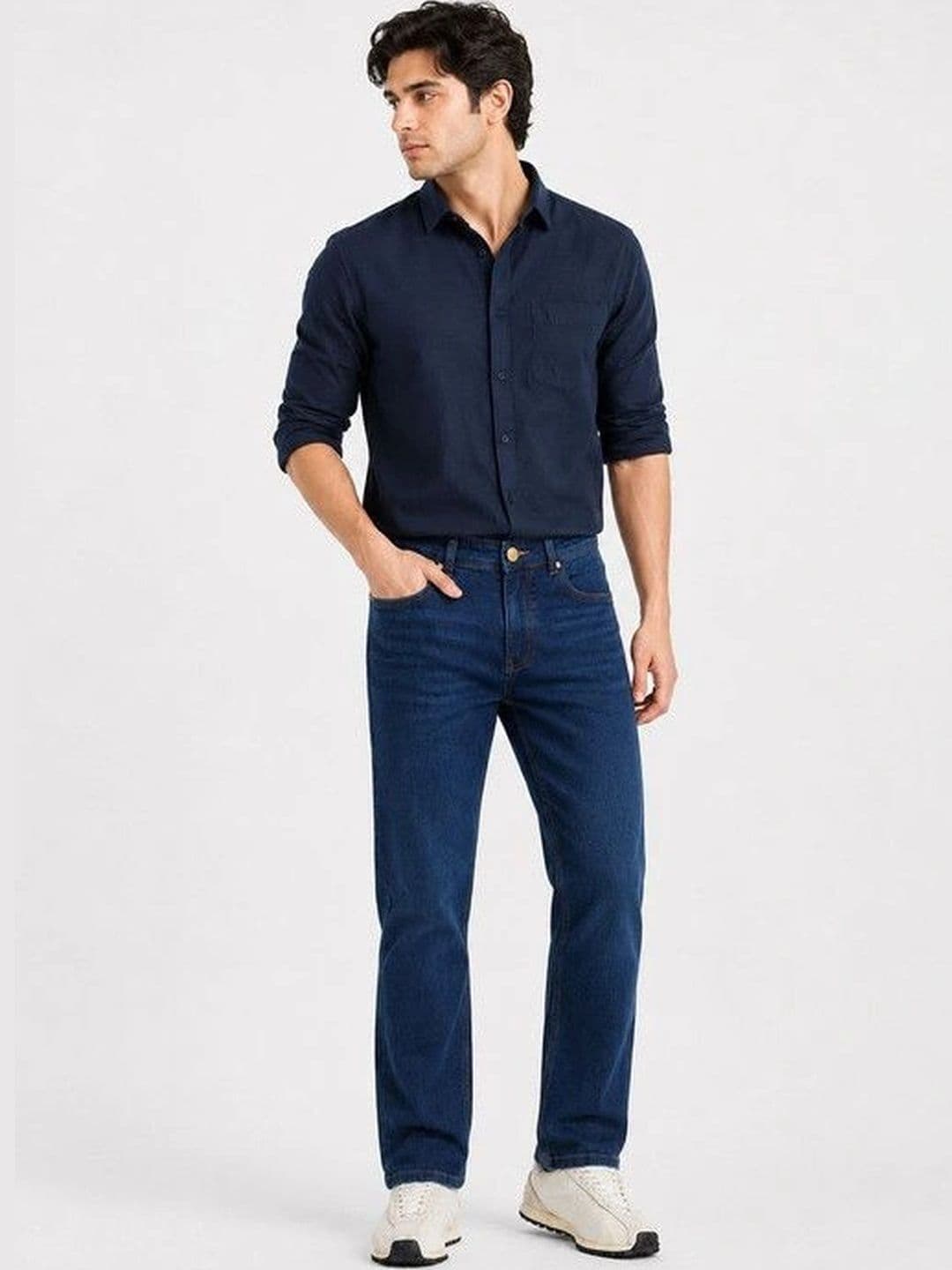 ETON VALLEY Men Regular Fit Mid-Rise Jeans thumbnail 5
