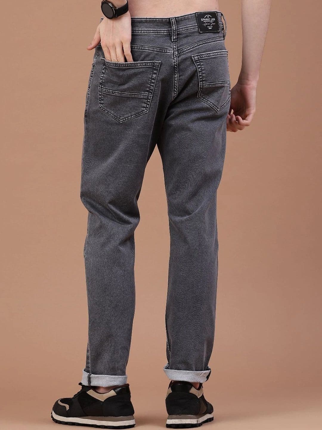 V-Mart Men Regular Fit Mid-Rise Jeans thumbnail 6