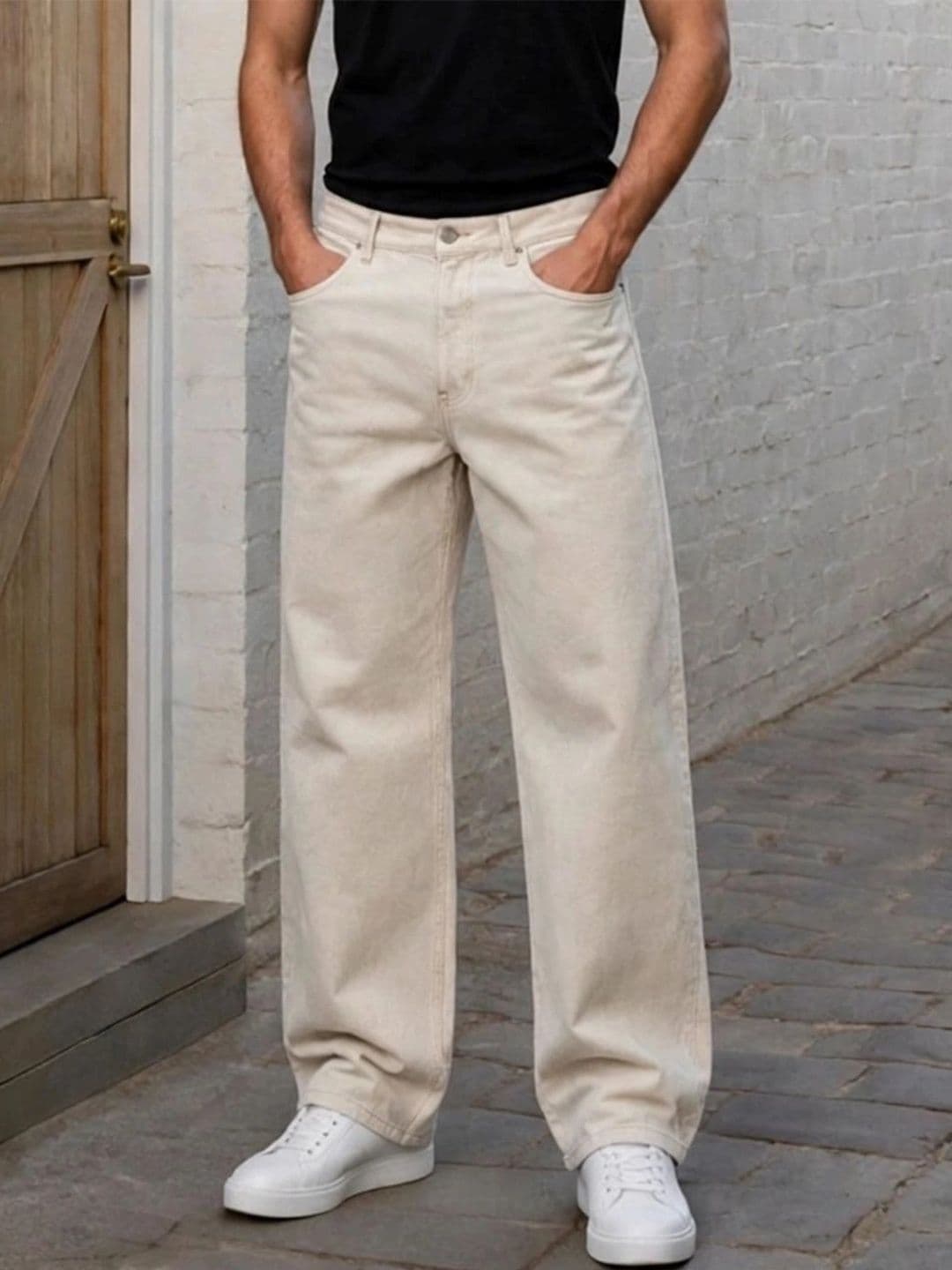Kook N Keech Men Classic Regular Fit Mid-Rise Stretchable Jeans - view 1