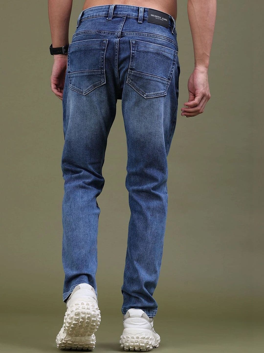 LIMEROAD Men Regular Fit Mid-Rise Jeans thumbnail 2
