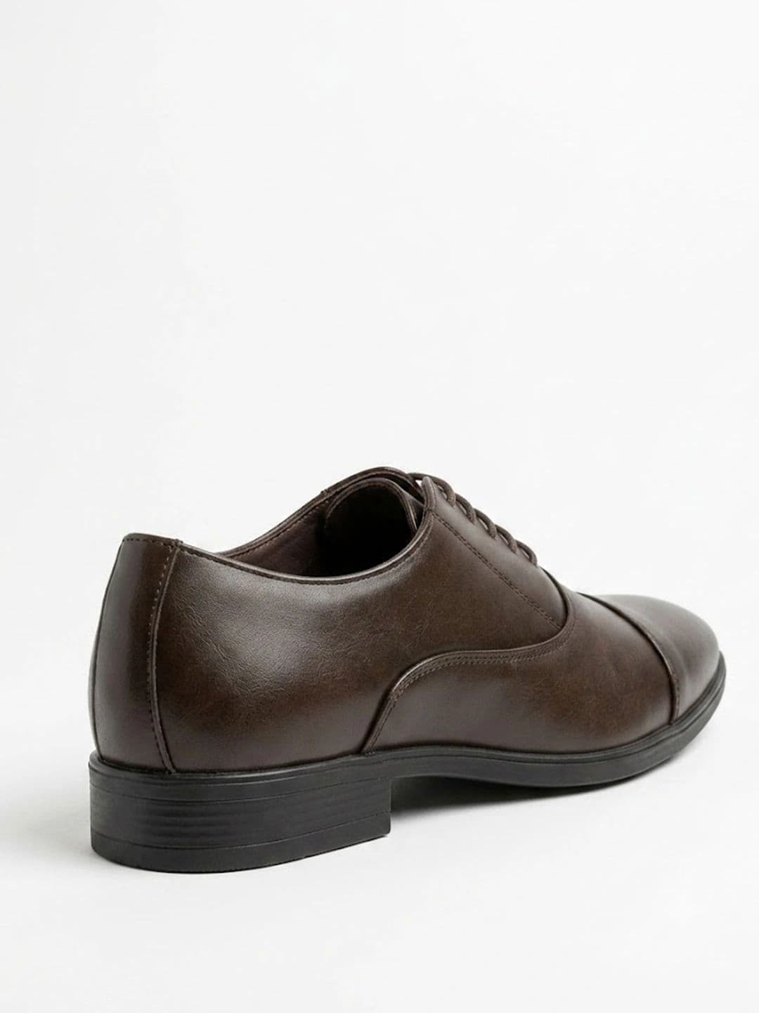 House of Pataudi Men Round Toe Lace-Ups Derbys Formal Shoes thumbnail 5