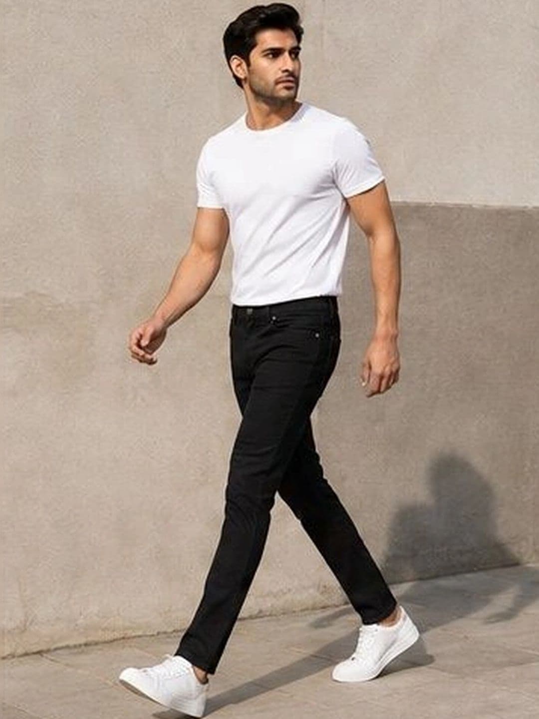 Global Jeans Men Regular Fit Mid-Rise Jeans thumbnail 7