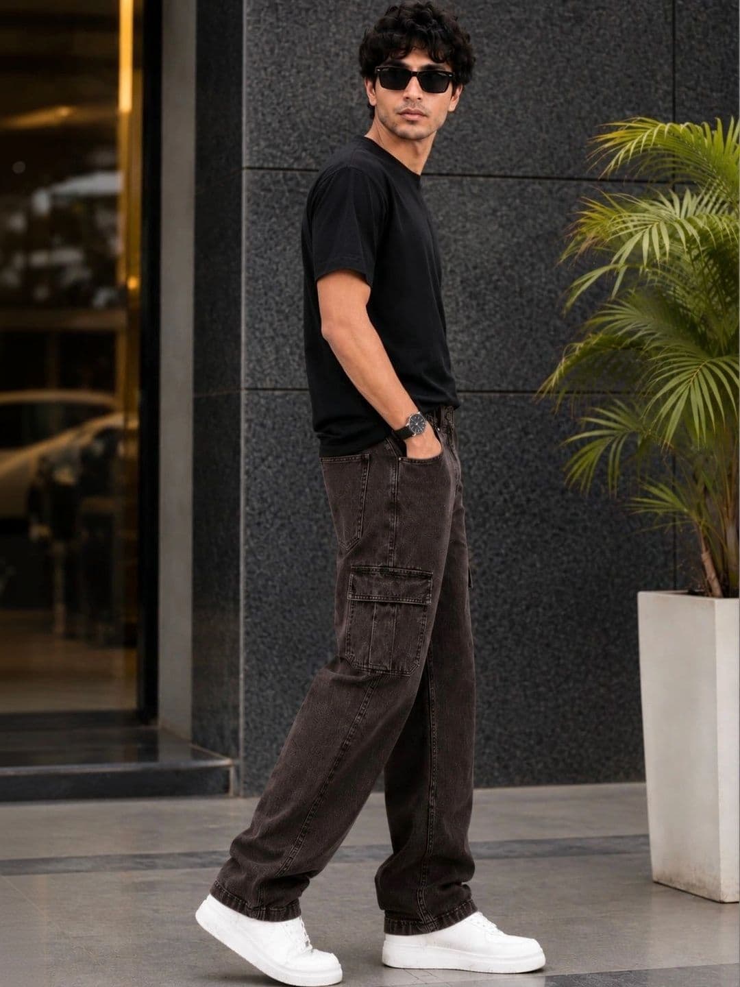 MQ Denim Men Straight Fit Mid-Rise Low Distress Jeans thumbnail 5