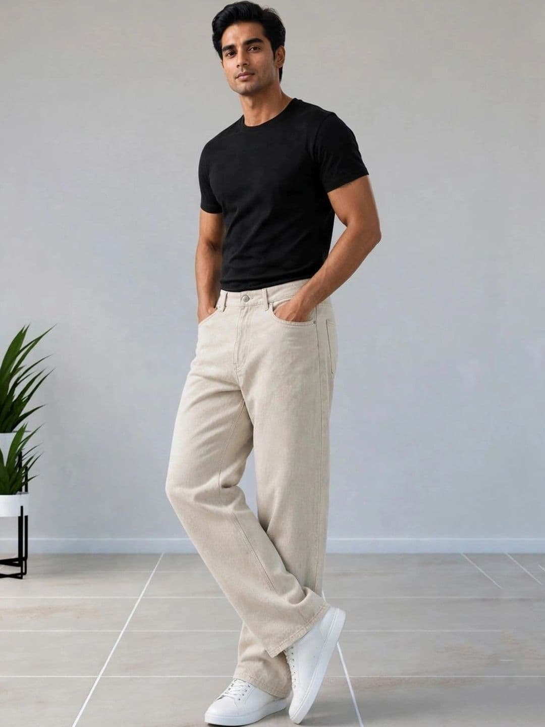 Encrypt Men Classic Regular Fit Mid-Rise Stretchable Jeans thumbnail 2