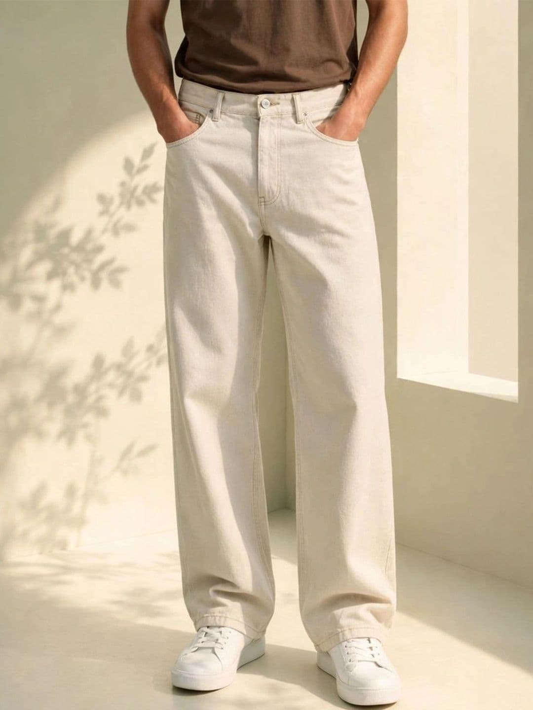 Kook N Keech Men Classic Regular Fit Mid-Rise Stretchable Jeans - view 1