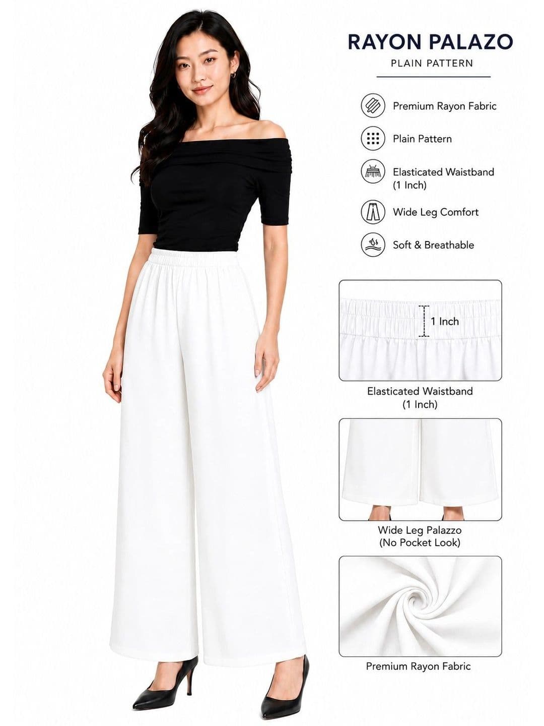 Threadbloom Women Knitted Palazzos thumbnail 3
