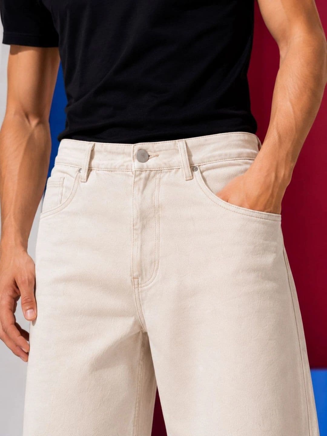 Encrypt Men Classic Regular Fit Mid-Rise Stretchable Jeans thumbnail 4