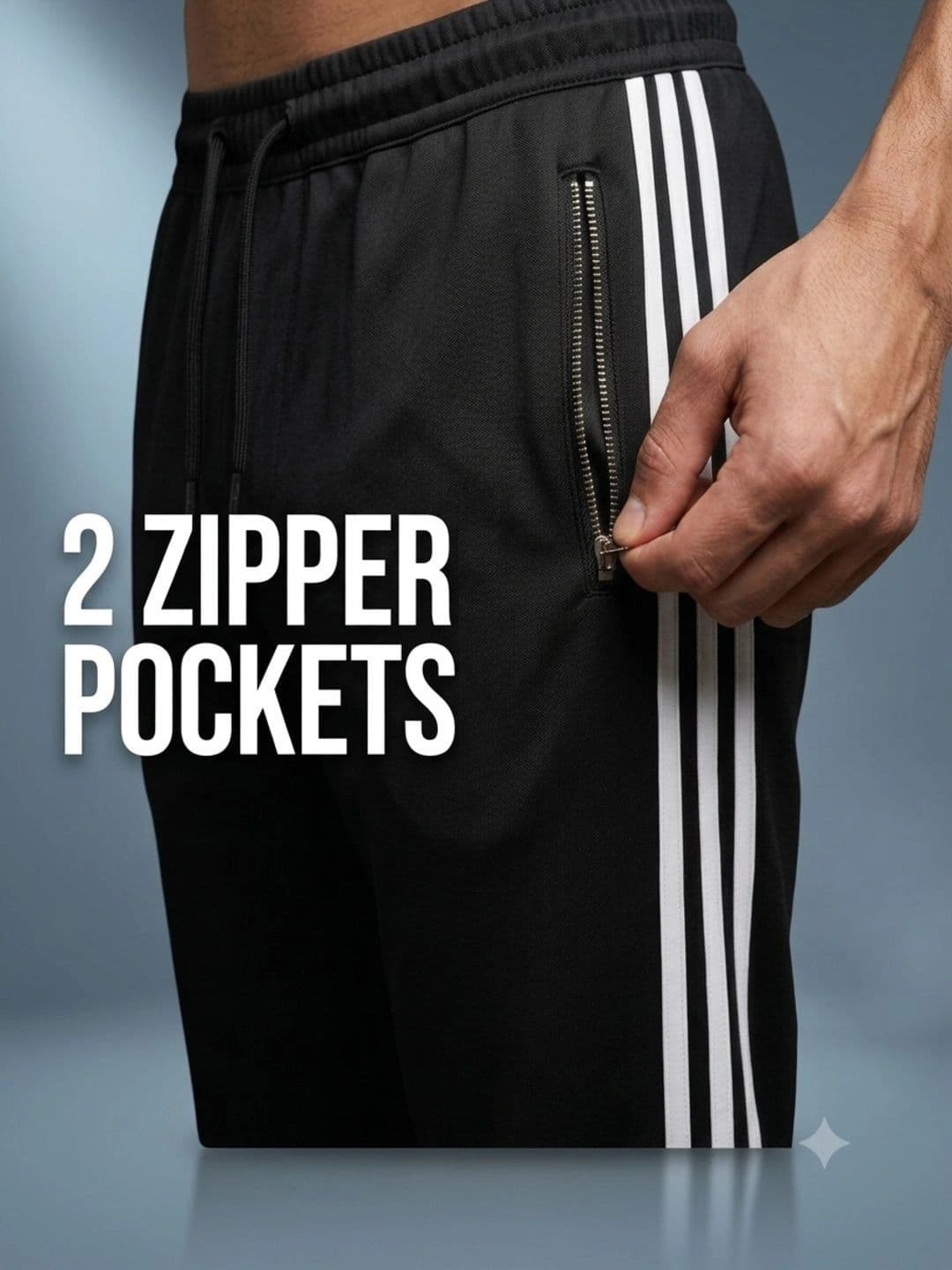 Bite and Style Men Straight Fit Striped Training Track Pants thumbnail 3