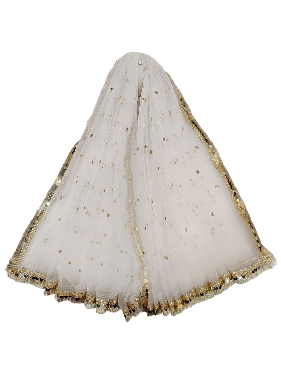 Navti Creations Embroidered Net Dupatta with Sequinned thumbnail 4