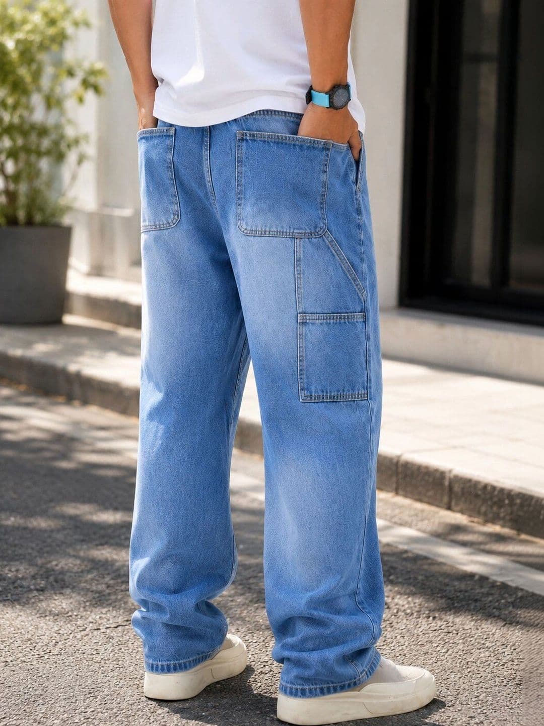 Encrypt Men Relaxed Fit Mid-Rise Jeans thumbnail 6