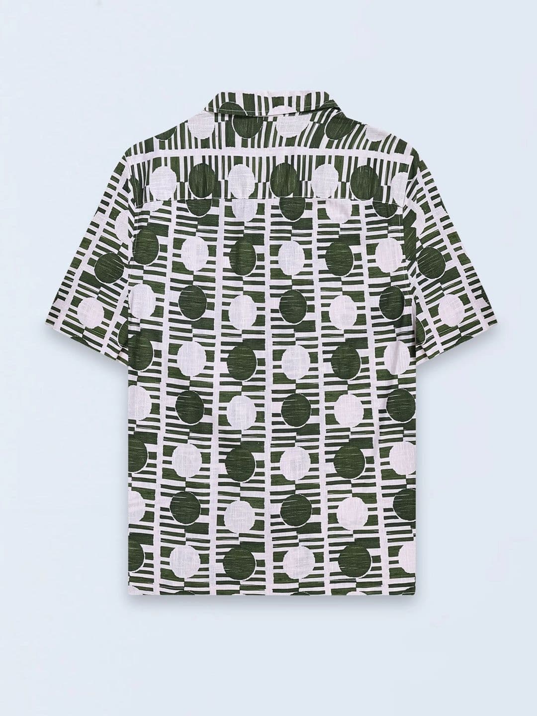 StitchX Men Cotton Half Sleeve Breezy Abstract Printed Boxy Fit Shirt thumbnail 3