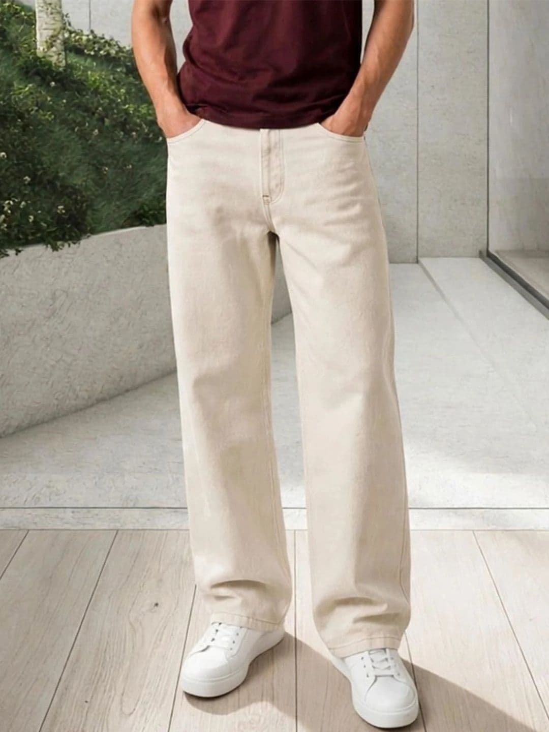 Metronaut Men Classic Regular Fit Mid-Rise Stretchable Jeans - view 1