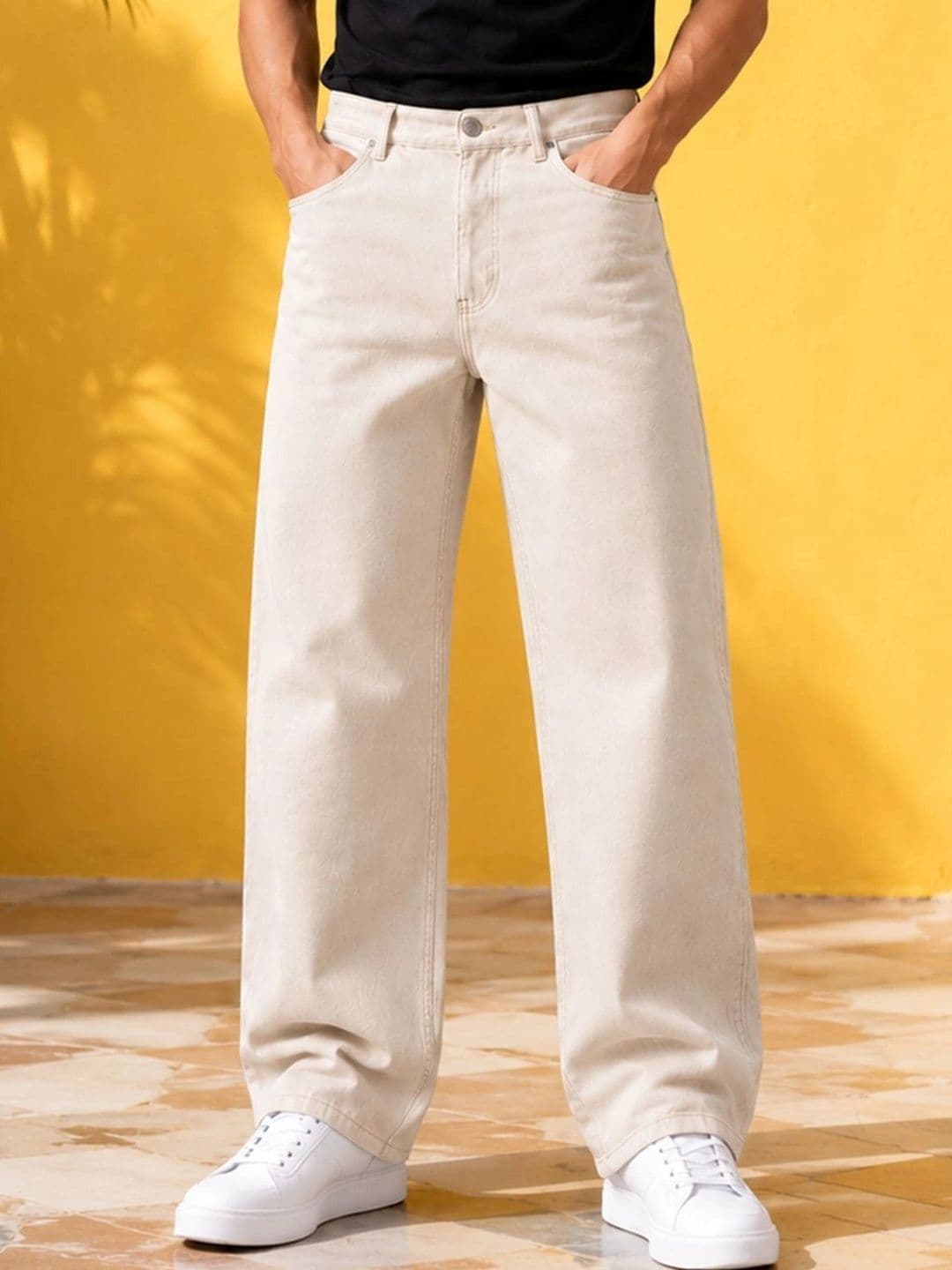Kook N Keech Men Classic Regular Fit Mid-Rise Stretchable Jeans - view 1