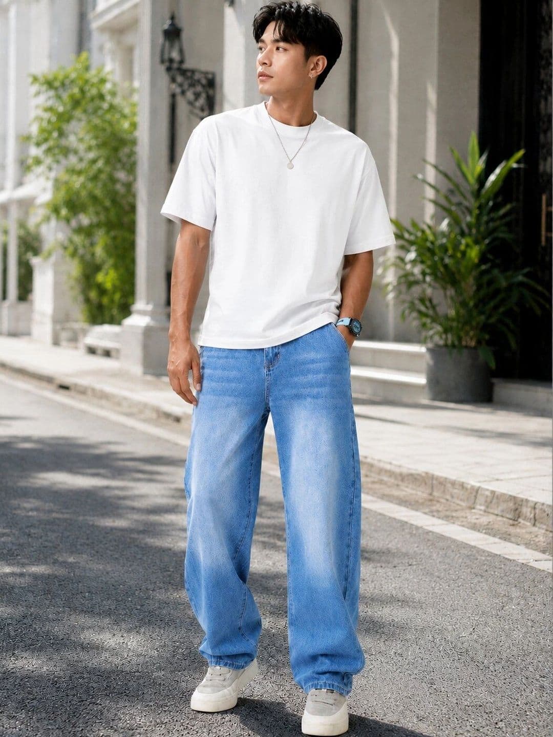 R.Code by The Roadster Life Co. Men Relaxed Fit Mid-Rise Jeans thumbnail 5