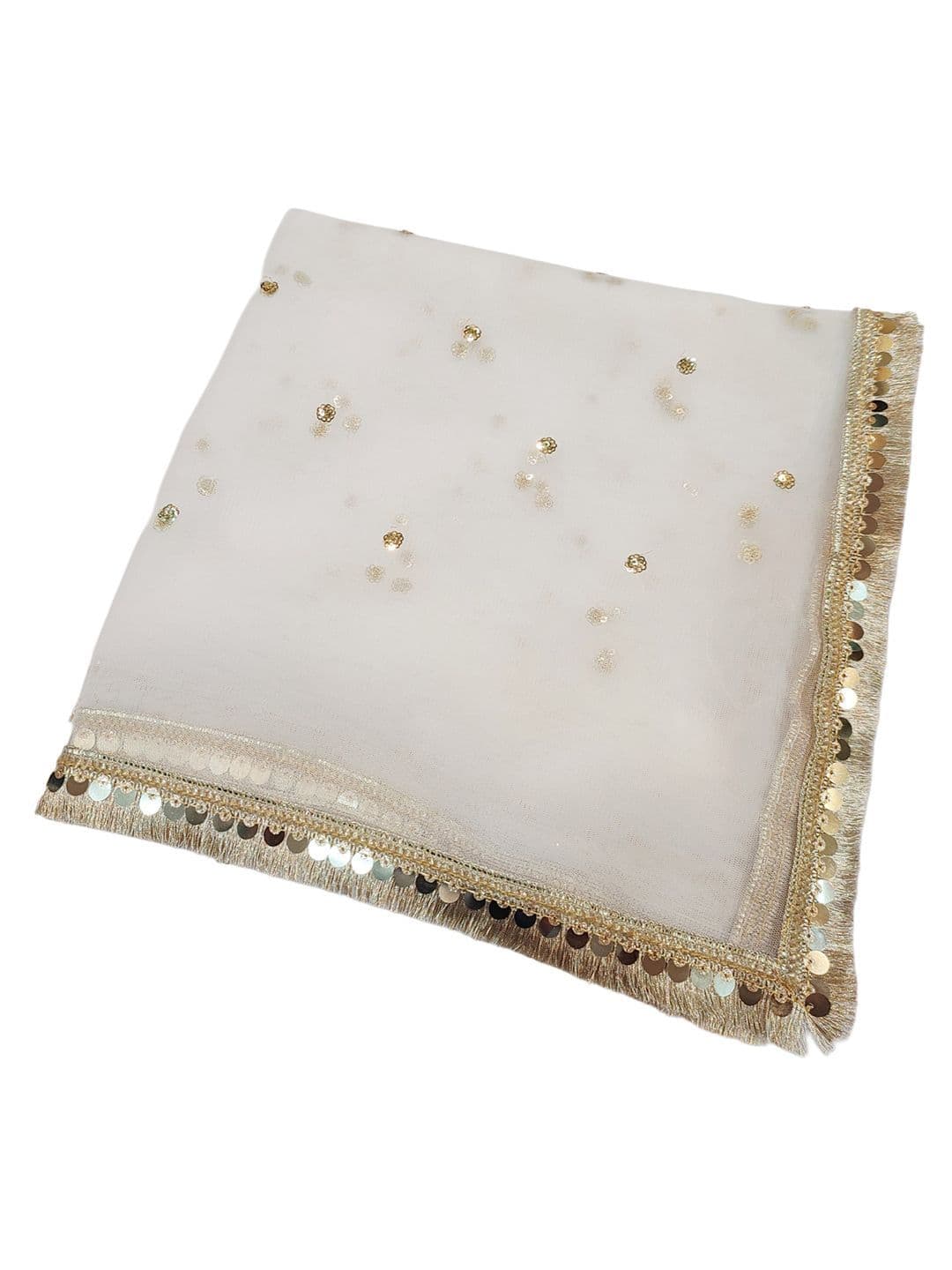 Navti Creations Embroidered Net Dupatta with Sequinned thumbnail 5