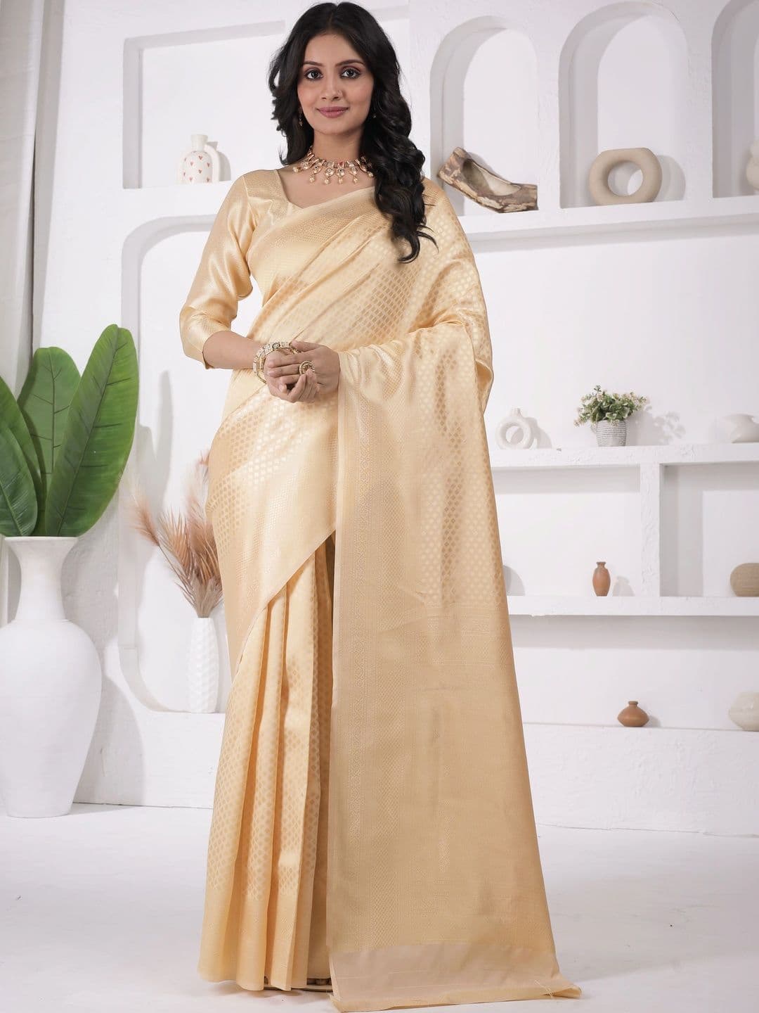 revika Woven Design Art Silk Designer Kanjeevaram Saree - view 1