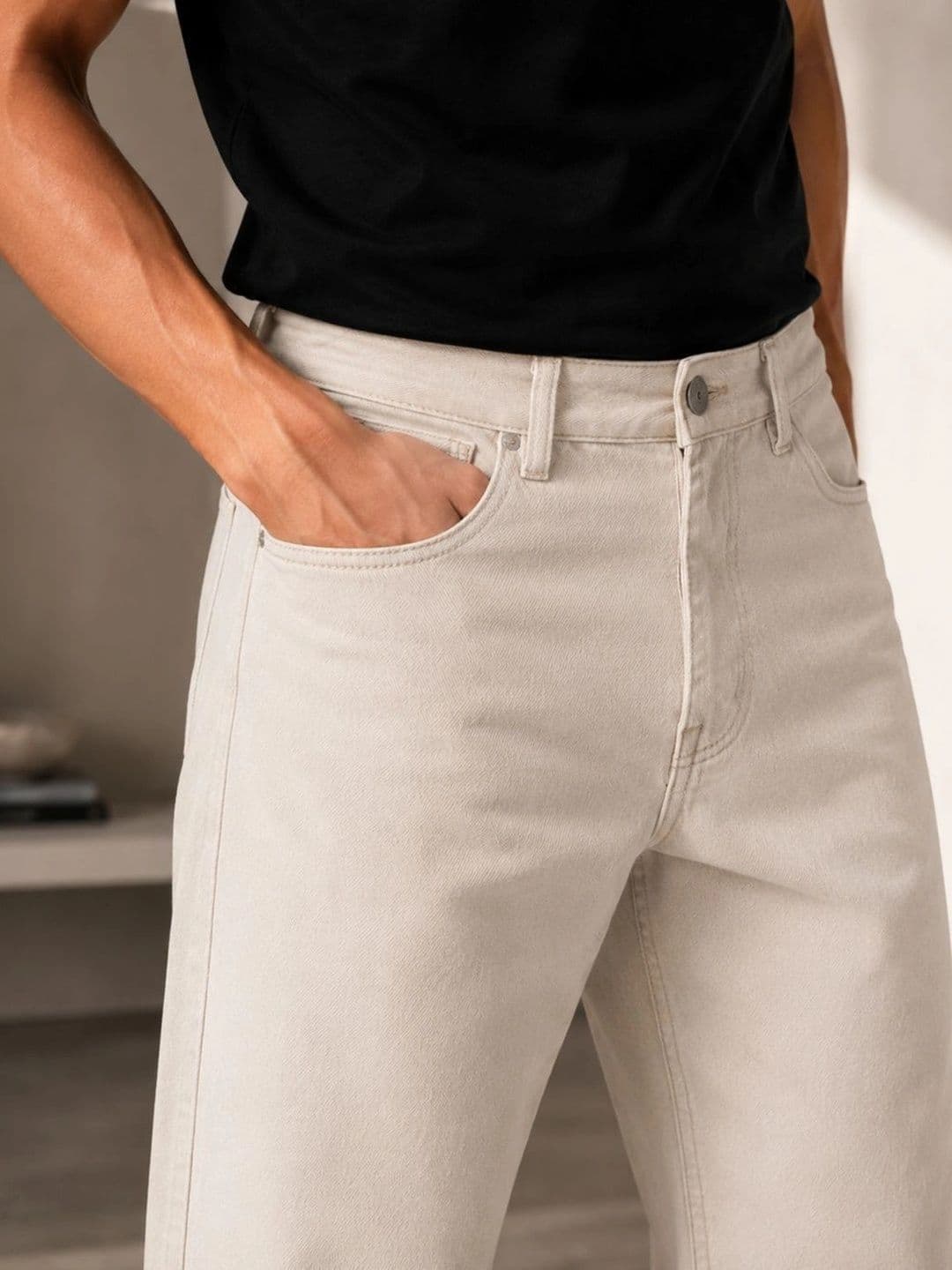 Kook N Keech Men Classic Regular Fit Mid-Rise Stretchable Jeans thumbnail 3