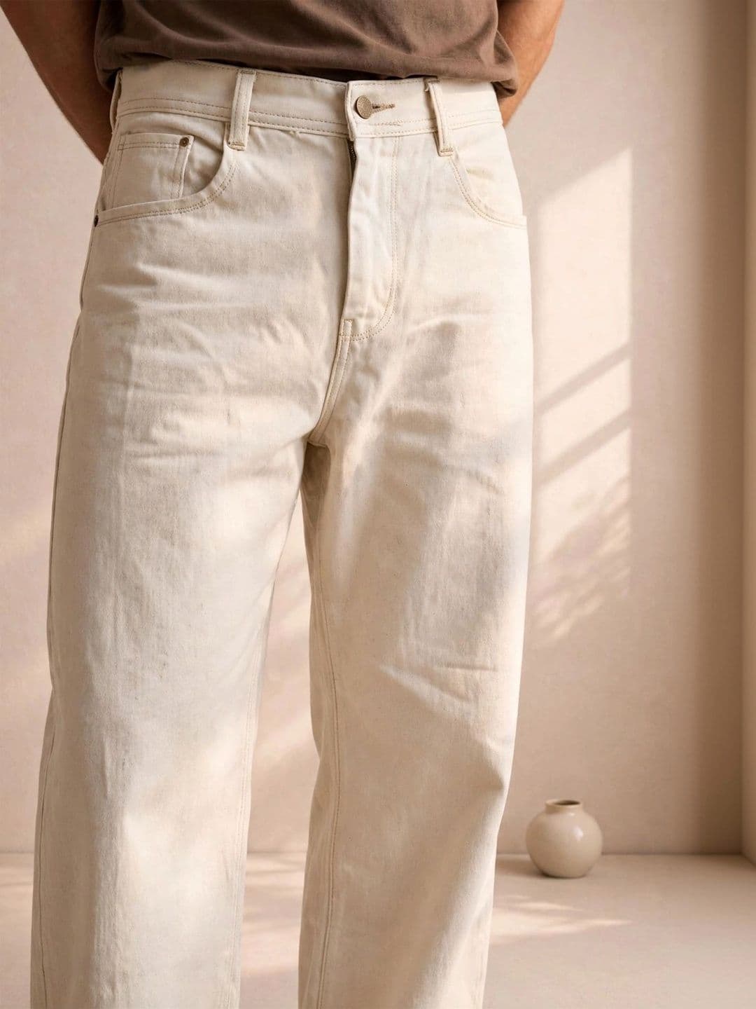 R.Code by The Roadster Life Co. Men Classic Regular Fit Mid-Rise Stretchable Jeans thumbnail 4