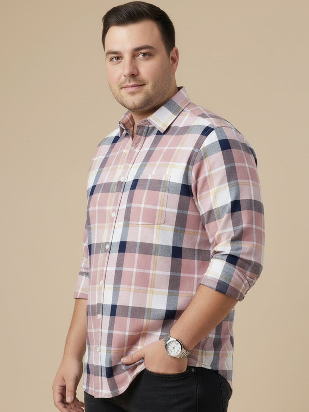 Sztori Checked Pure Cotton Casual Shirt - view 1