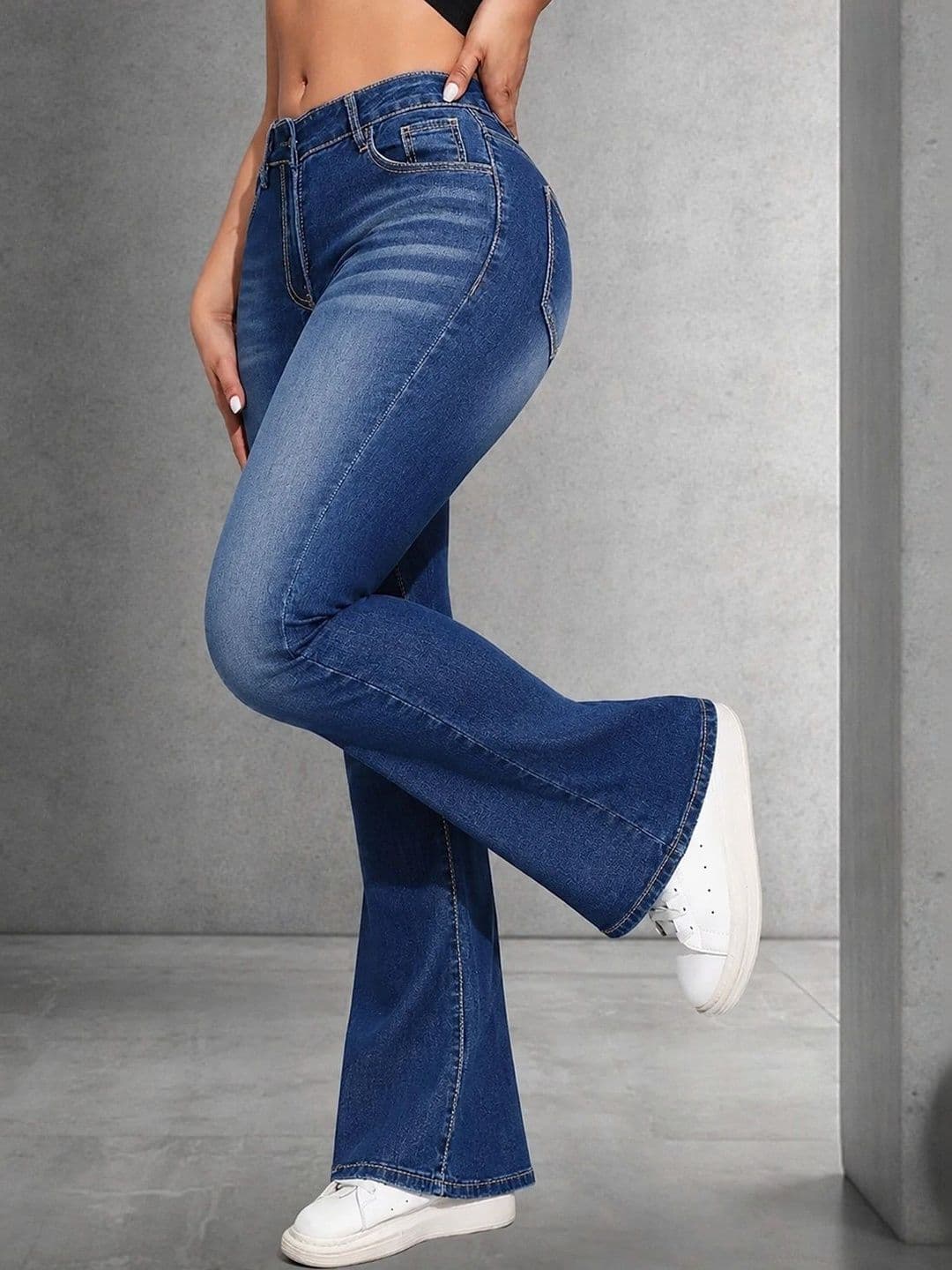 ADBUCKS Women Bootcut High-Rise Stretchable Jeans - view 1