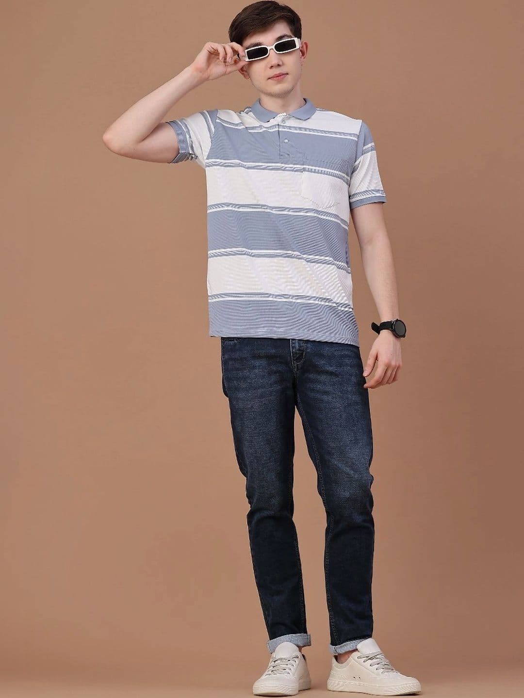 V-Mart Men Regular Fit Mid-Rise Jeans thumbnail 3