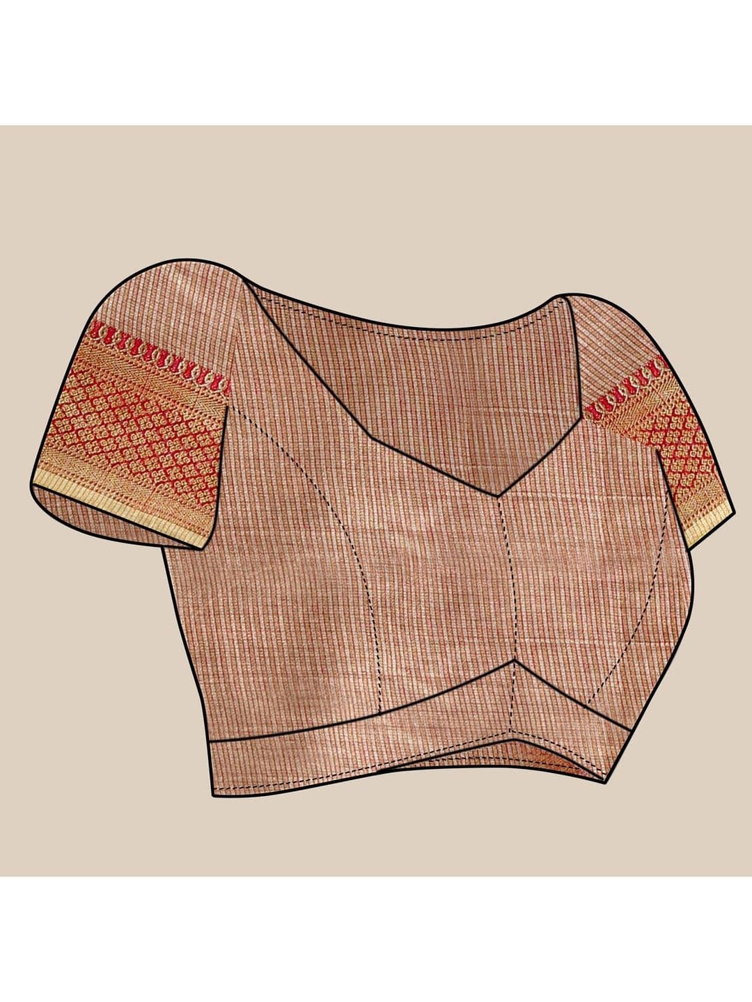 Sangria Woven Design Zari Designer Kota Saree thumbnail 7