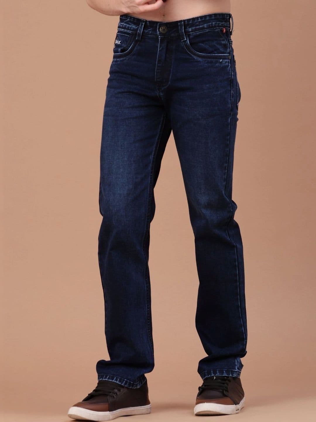 V-Mart Men Regular Fit Mid-Rise Jeans thumbnail 5