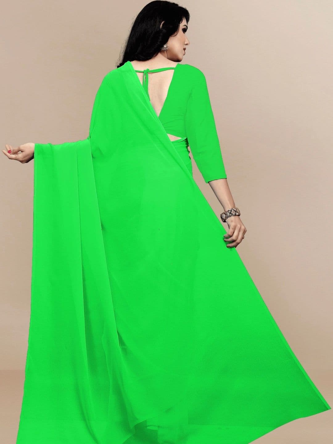 Sangria Pure Georgette Designer Saree thumbnail 6