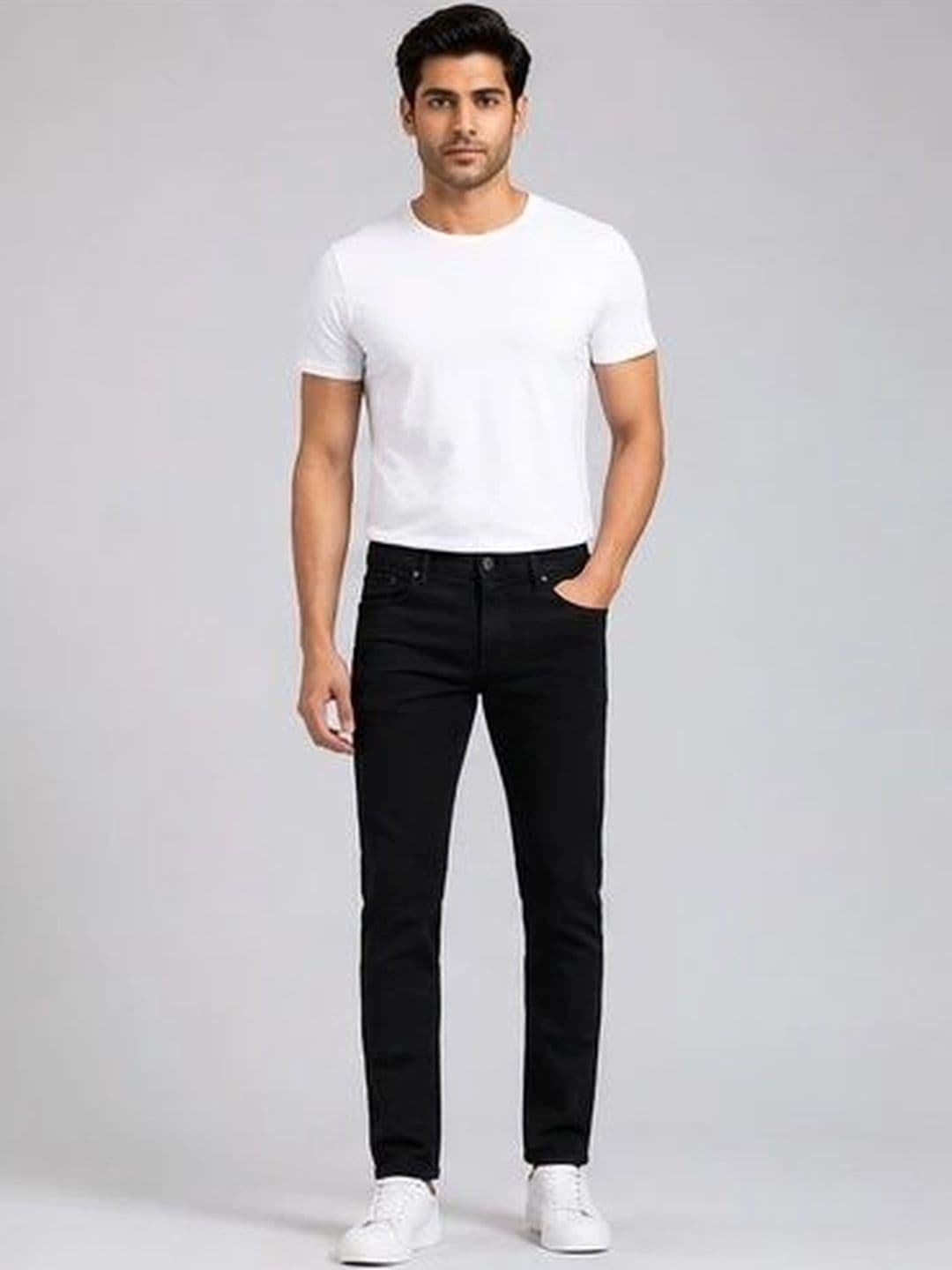 Global Jeans Men Regular Fit Mid-Rise Jeans - view 1