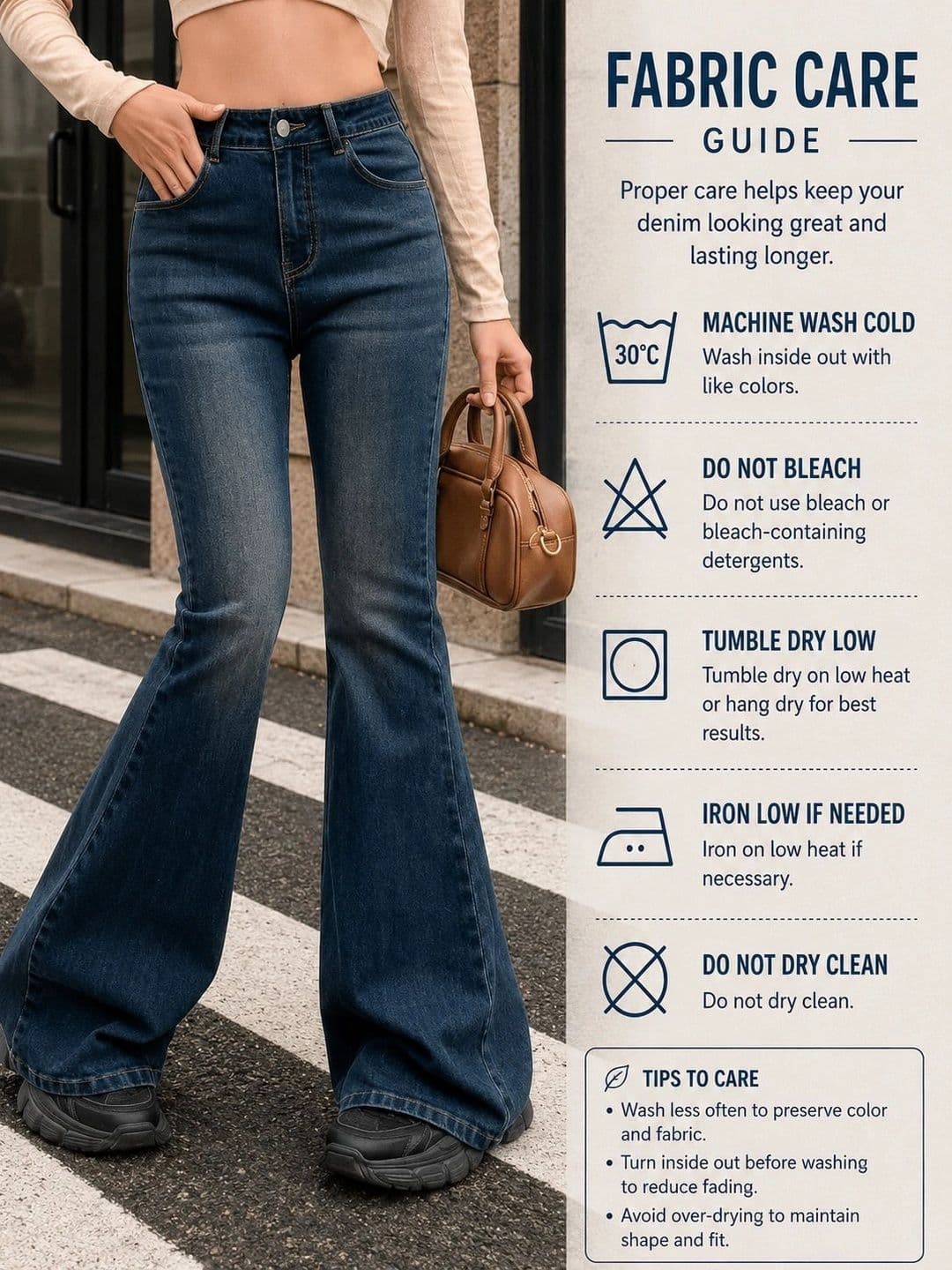 AAV2 Women Bootcut High-Rise Low Distress Light Fade Stretchable Jeans thumbnail 2