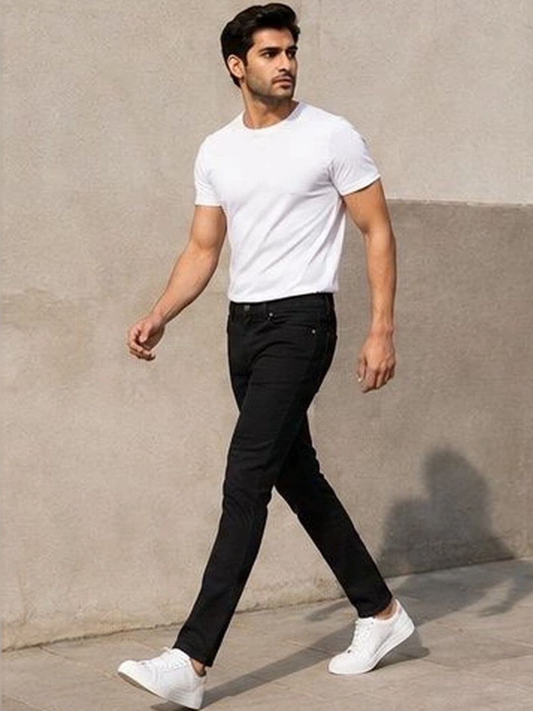 Global Jeans Men Regular Fit Mid-Rise Jeans thumbnail 5