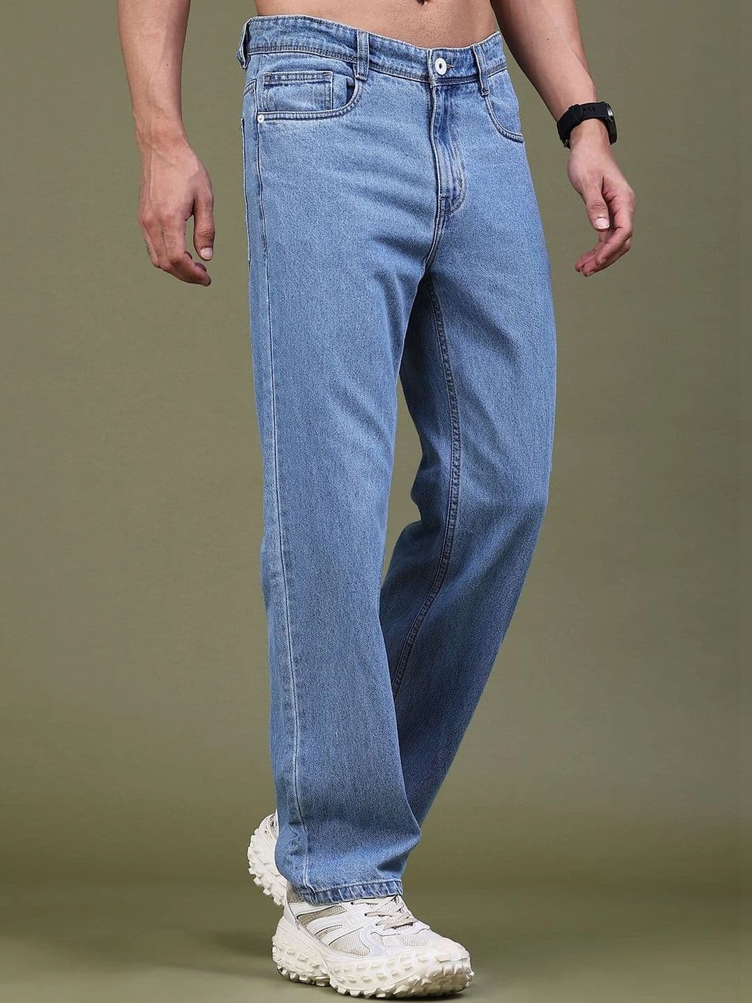 V-Mart Men Regular Fit Mid-Rise Jeans thumbnail 6