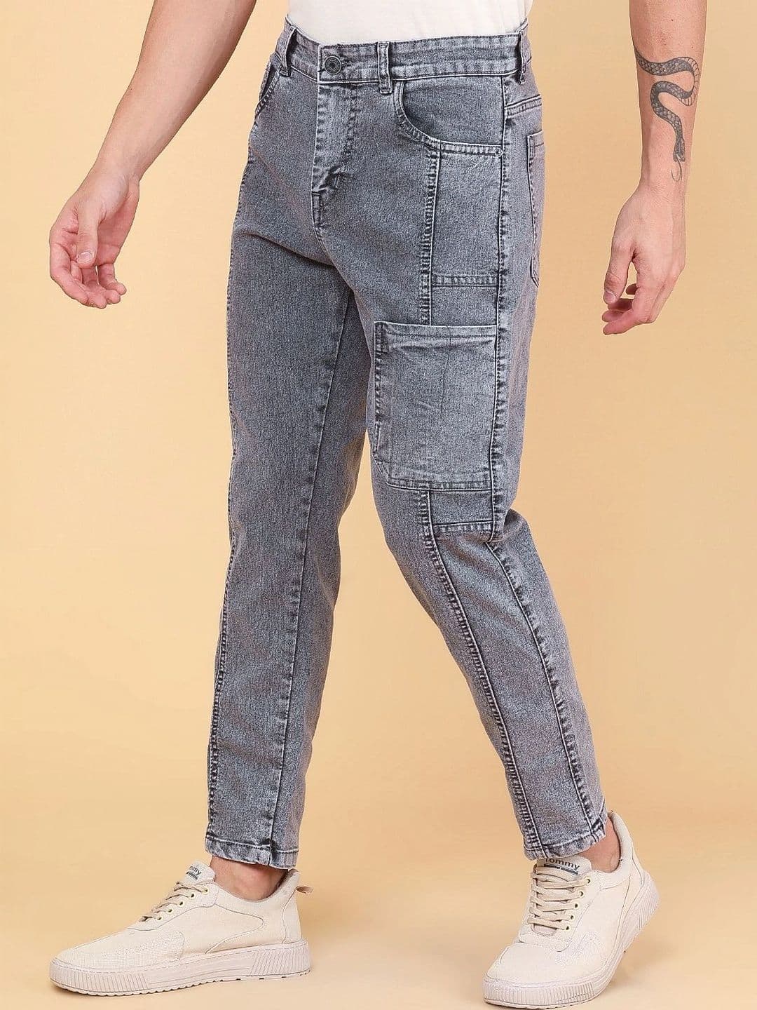 V-Mart Men Regular Fit Mid-Rise Jeans thumbnail 4