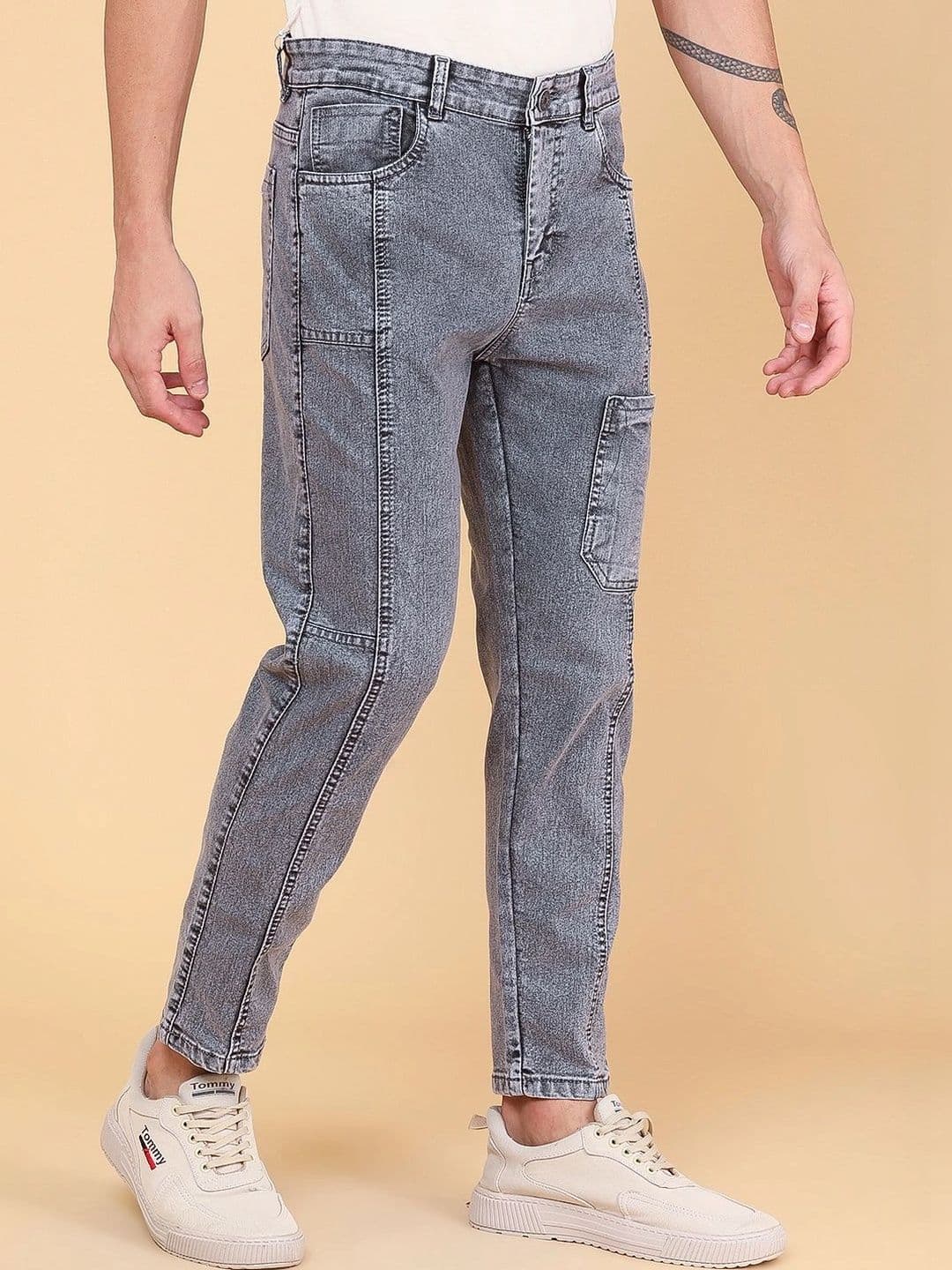 V-Mart Men Regular Fit Mid-Rise Jeans thumbnail 3