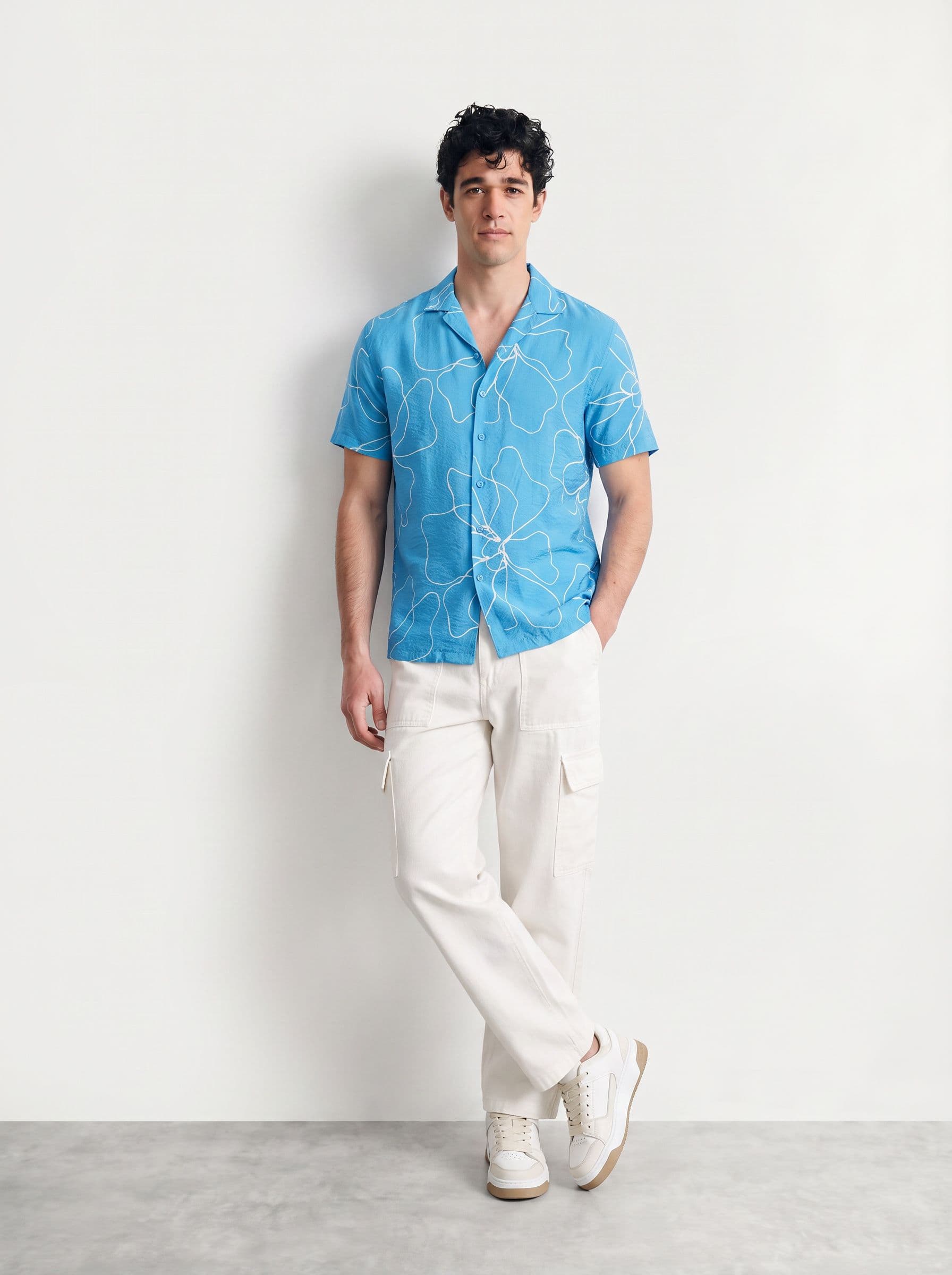 Mast & Harbour Easy Drape Printed Shirt thumbnail 6