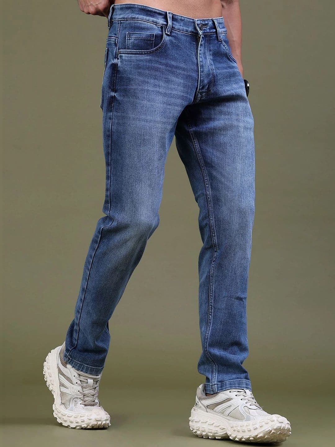 LIMEROAD Men Regular Fit Mid-Rise Jeans thumbnail 4